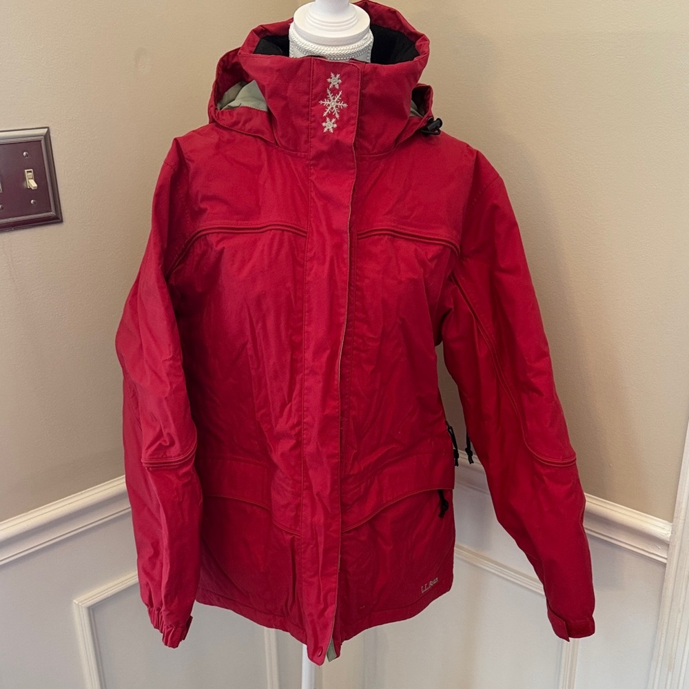 LLBean. Women's Red Jacket